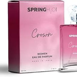 Spring H2O Crown Eau De Parfume For Women | Long-Lasting Luxury Fragrance | Elegant parfume | 100ml Spray Bottle-32