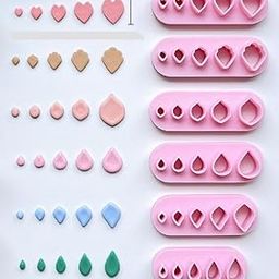 Generic Polymer Clay Jewelry Making Kit, Set of 6 Different Designs [Size: 6, 8, 10, 12, 14 MM]-image-72