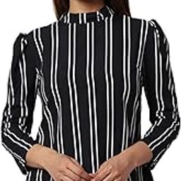 Womens Navyblue Polka Dot Top-image-13