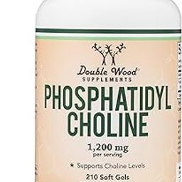 Phosphatidylcholine 1,200mg – 210 Softgels – Enhanced Version of Sunflower and Soy Lecithin (Choline Supplements) - Non-GMO and Gluten Free to Support Brain Health-image-72