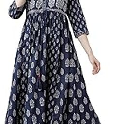 Women's Cotton VNa1000402 Maxi Dress-image-2