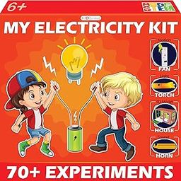 Kit4Curious My Electricity Kit 70 Projects- Science and Fun Innovation Gift Toy for Kids Age 6, 7, 8, 9, 10, 11, 12, 13, 14 Years-23