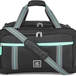 Polyester Solid Pattern Casper Plus Duffle Bag (H) 58 Black (Black, Small), 58 x 30 x 33 Centimeters-picture-5