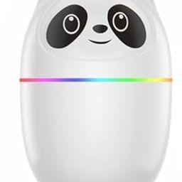 SIMESTICH Cool Mist Panda Aroma Humidifier with LED Lights – USB Essential Oil Diffuser for Car, Bedroom & Office Compact Air Moisturizer & Night Light Combo-11