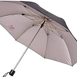 Polyester & Stainless Steel Folding Umbrella (Black_UMKCP3FB1Y)-55