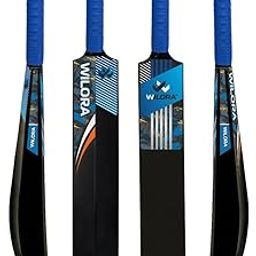Wilora Plastic Cricket Bat l Power Series l Academy Size (34" X 4.5") Heavy Duty Plastic Cricket Bat l for Ages 15 and Above l Men, Women & Children (34, 4.5) Blue Color (Blue)-image-77