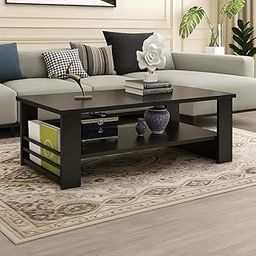 Craftix Coffee Table | 1 Year Warranty | Center Table | Tea Table | Center Table for Living Room | Coffee Table for Living Room | (Dark Walnut) (E1 Grade Engineered Wood)-11