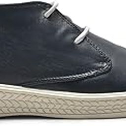 woodland Men Navy Chukka Boots-picture-10