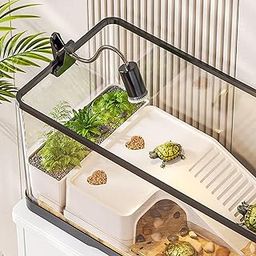 SAZ DEKOR Turtle Resting Basking Platform Turtle Ramp for Frog Small Reptiles Terrapin Small Soil Box-image-20