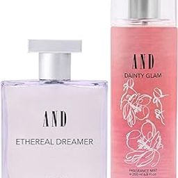 AND Ethereal Dreamer Eau De Parfum 100ML & Dainty Glam Body Mist 200ML Pack of 2 for Women Crafted by Ajmal-image-74