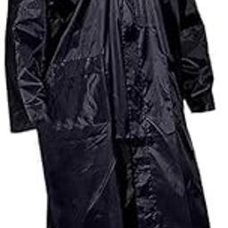 Men’s Rain Coat with Adjustable Hood Long Raincoat Rain Protector Waterproof Rain Suit for Men and Women (4XL Size)-picture-19