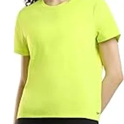 reebok Women's Solid Regular Fit T-Shirt-picture-9