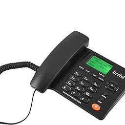 Beetel Fixed Expandable Cordless Landline Phone Wireless with LED Display, Dual Sim GSM, Phone Memory 1000 Numbers, Speaker Phone, FM Radio, Crystal Clear Conference Call Quality, (Black)(F2N)-29