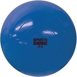 Sports Health™ - Exercise Ball, Stability Ball for Posture, Standard Fitness Ball for Athletes, Balance, Pilates, Yoga, Core and Phyiscal Therapy, Available in 3 Sizes (Blue - 55cm)-image-47