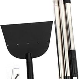 MERISHOPP Cleaning Shovel Tool Portable Renovation Scraper for Garden Driveway Outdoor Silver-image-82