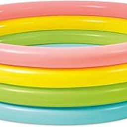 Intex Kids 4-Ring Sunset Glow Pool (Multicolour, Ages 3 Years Plus)-28