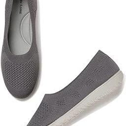 Women's Athleisure Lightweight Active Wear Knitted Mesh Slip on Comfortable Casual Flat Ballerina Shoes for Walking, Athletic, Gym, Work, etc.-image-13