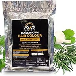 AVR Natural Black Brown Hair Colour With Spa Effect, 100g, Black Brown Hair Color with Heena, Brahmi, Rosemary, Dragon Fruit and Jatamansi-image-72