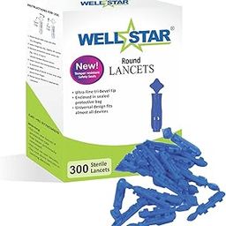 Wellstar 300 ROUND LANCETS BLUE COLOR Glucometer Lancets Glucometer Lancets (300)-image-38