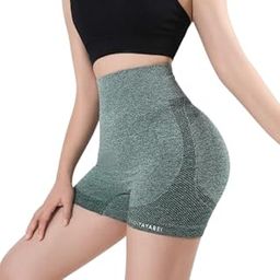 Gym Push Up Seamless Sports Yoga Short Fitness Workout Shapeware Butt Lift Stretchy Shorts for Women (Free Size)-image-72