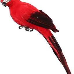 MERISHOPP™ Simulation Parrot Statue Party Favors for Patio Yard Lawn Home Wall Tree Red-image-69
