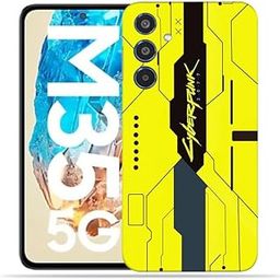 OggyBaba Cyberpunkh Yellow Mobile Skin - Premium Matte Finish Protective Wrap Compatible with Samsung Galaxy M35 5g - Slim & Stylish Design-picture-30