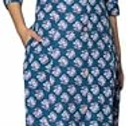 Elegant Cotton Katha Print A-Line Kurti for Women-image-42