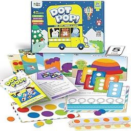 GiniMini – DOT POP! Activity Kit for Kids 2–5 | 150+ Elements | Colour, Counting, Sorting & Matching Games | Early Learning, Motor Skills | Reusable, Mess-Free & Screen-Free Fun-13