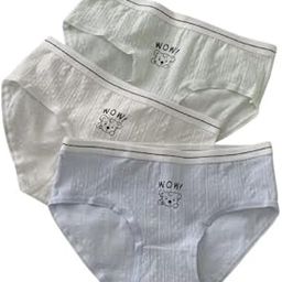 Women’s Premium Cotton Mid Waist Briefs Soft Breathable Stretchable Panties Stylish Contrast Striped Waistband-image-50