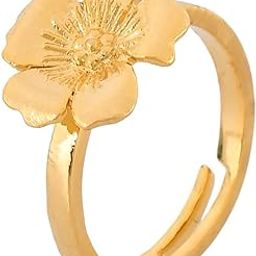 Hawaii Hibiscus Ring|Statement Rings For Women|Boho|Vacation|Travel|-picture-52