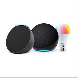 Amazon Echo Dot (5th Gen) | Smart speaker with Bigger sound, Motion Detection, Temperature Sensor, A-0