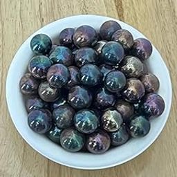 Awadh- 50 Pcs Big Size Desi Kancha Pebbles Decorative Stones for Home Decor Glass Marbles Goli Round Assorted Kancha Pebbles Decorative Stones for Glass Marbles Goli, Plying Kancha Goli - (25 mm) |-image-11