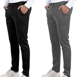 Men Regular Fit Lycra Blend Trousers | Formal Trouser Combo Pack#52-image-120