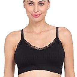 Women's Lightly Padded Sports Bra Free Size S552 Fit to Size (30-34)-image-27