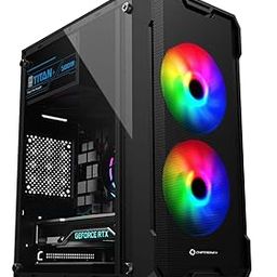 CHIST Budget Gaming PC Core i5 2400,8GB RAM, 256GB NVMe SSD,500GB HDD,GT 730 4GB Graphic Card, Windows 10,Gaming Cabinet RGB Fan Light-8