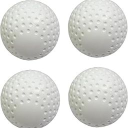 D.M Sports Hockey Balls Match Field, PVC Practice Turf White Balls, Cricket Training Ball (4)-image-13
