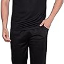 Men Polyester Tracksuit (TH-H6_TRACKSUIT_BLACK_XL_PT)-image-98