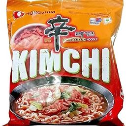 Nongshim Kimchi Ramyun Noodle Soup, 120 g, Orange & Black, Medium, (7681)-image-34