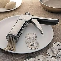 Supro Stainless Steel Kitchen Press with 15 Different Types of Jalies, Idiyappam Maker Machine Murukulu Maker Gulabi Puvvulu Maker Vada Maker Noodles Maker Machine-image-53