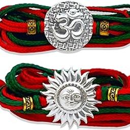 Silver Rakhi for Brother/Silver Rakhi/Silver Bracelet Rakhi for Brother with Gift box,roli and purity cetificate-image-50
