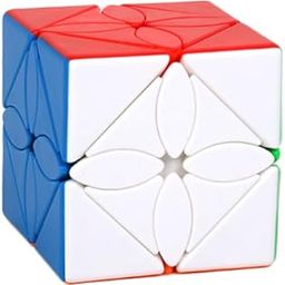 HAWKISTER Kid Moyu Meilong Maple Leaf Skewb Stickerless Speed Cube Smooth Twist Puzzle-image-2