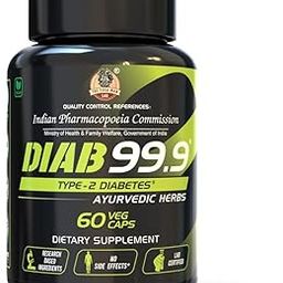 The Yoga Man Lab DIAB 99.9 Type-2 Ayurvedic Diabetes Supplement - To Manage Diabetes and Blood Glucose Level,100% Natural - 1 pack (60 Capsules)-18
