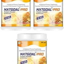 Nxtgoal-Pro Nutritional Protein Powder With DHA & 20+ Vital Nutrients to Improve Immunity and Strength, Rich Kesar Badam Flavour (Sugar Free) | 200 gm Jar | Pack of 3-image-18