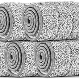 Raggle Refill Replacement Microfiber Mop Refill Pads for Flat Magic mop(Not Support Other Brand Mop) (Standard, 4)-image-49