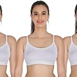 Sports/Tshirt Bra for Girls/Womens - Non-Padded (Pack of 3)-image-86