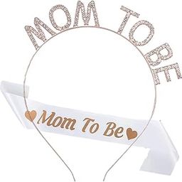 Mom To Be Sash And Head Band 2Pcs For Maternity, Photoshoot Material Items Supplies, Mom To Be Tiara.-image-81
