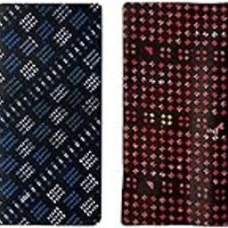 100% Pure Cotton Printed Lungies for Men (Size_2.25 Meter || Assorted Coloured Pack of 4)-73