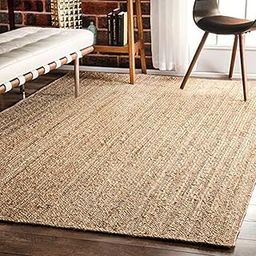 Jute Fabric Natural Patta Anti Skid Carpet, Rug Natural Fibres for | Living Room | Bedroom | Hall | School | Temple | Bedside Runner 4X6 feet-image-52