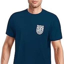 Reebok Men's T-Shirt |Casuals | Lifestyle Emblem Cotton Tee | Round Neck | Regular Fit | Half Sleeve | 93% Cotton 7% Lycra-picture-30