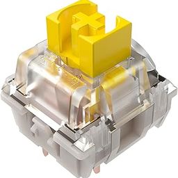 Razer Mechanical Switches Replacement Pack for Gaming Keyboard: Gen-3 Yellow Linear Switches - 1.2mm Reset Point at 45g - Transparent Housing - 3 Pin - Box-Style Cross Stem - 36 pcs-RC21-02040100-R3M1-image-97